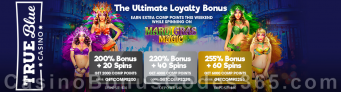 True Blue Casino The Ultimate Loyalty Weekend Bonuses